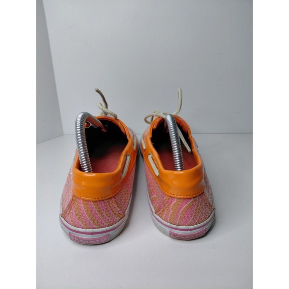 Sperry Top Sider Women's 9688607 Pink Orange‎ Sequins Boat Shoes Size 10 M - Picture 4 of 6